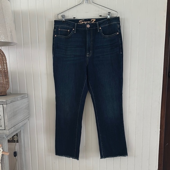 Seven7 Dark Blue Jeans sz 10 - Picture 4 of 17